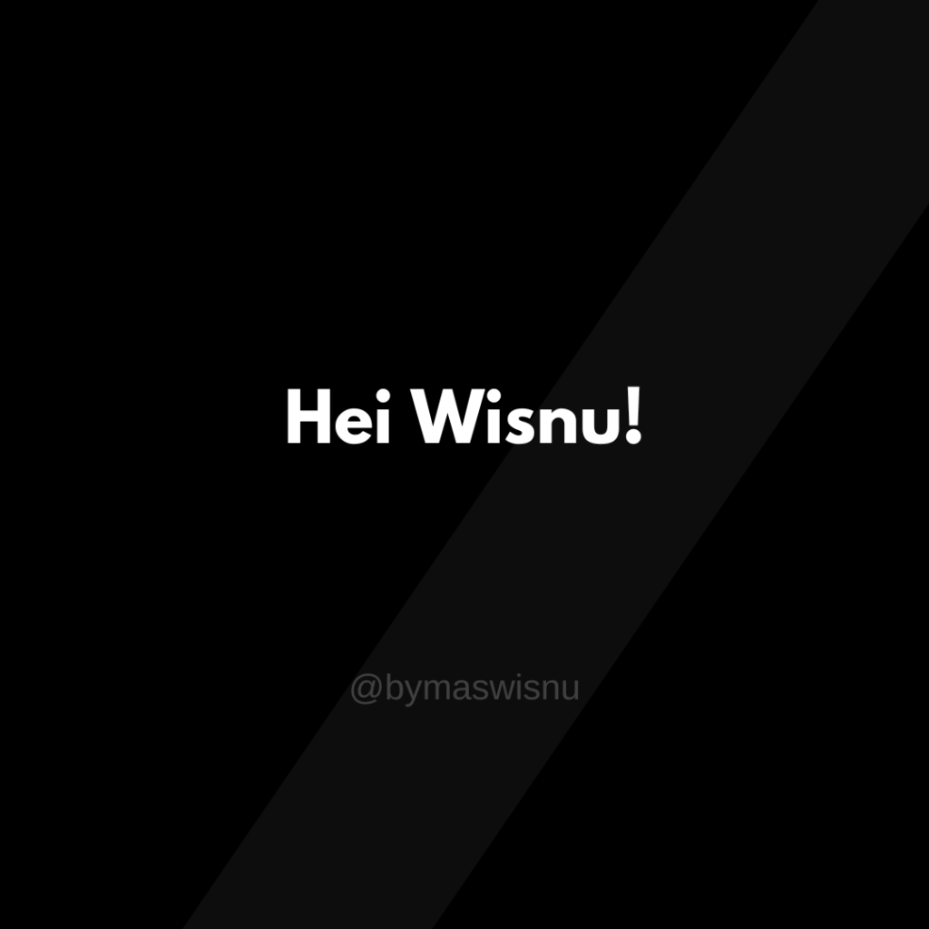 Jika Menurutmu